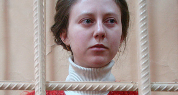 Татьяна Стецура в Советском районном суде Улан-Удэ, январь 2011 года. Фото: www.newbur.ru, автор Сергей Басаев 