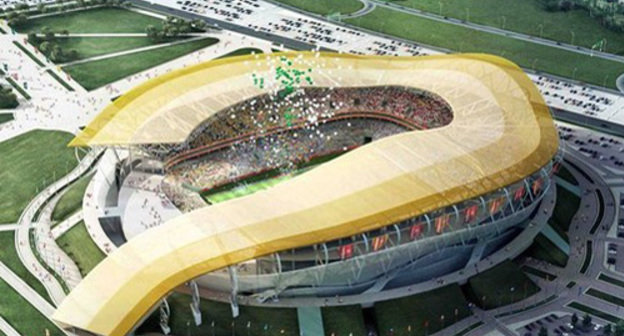 Проект стадиона для проведения матчей чемпионата мира по футболу в Ростове-на-Дону. Фото с сайта http://techvesti.ru