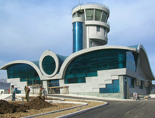 Строительство Степанакертского аэропорта, 30 ноября 2010 года. Фото "Кавказского узла"