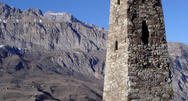 Родовая башня в селении Верхний Фиагдон, Куртатинское ущелье. Фото "Кавказского узла"