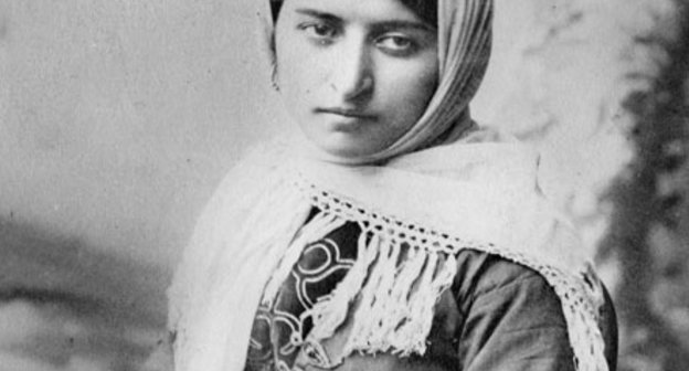 Молодая чеченка. Фотограф Ф. Орден. 1897 г. Частная коллекция.