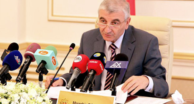 Мазахир Панахов, вновь избранный председателем ЦИК Азербайджана. 24.02.2011. Фото: Радио Азадлыг, RFE/RL