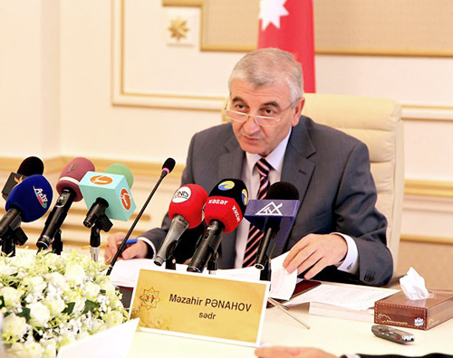 Мазахир Панахов, вновь избранный председателем ЦИК Азербайджана. 24.02.2011. Фото: Радио Азадлыг, RFE/RL