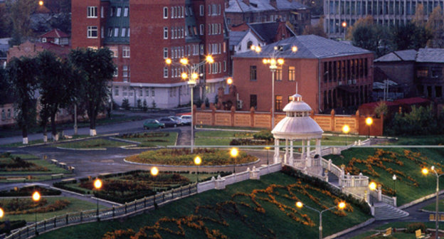 Набережная реки Терек во Владикавказе, Северная Осетия. Фото "Кавказского узла".