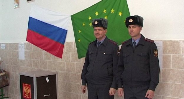 Выборы депутатов Госсовета-Хасэ Адыгеи пятого созыва, 13 марта 2011 г. Фото с сайта МВД по республике Адыгея.