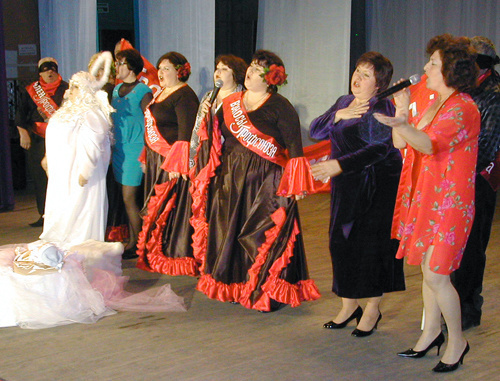 Смотр-конкурс агитбригад в Ставрополе. Январь 2011 г. Фото "Кавказского узла"