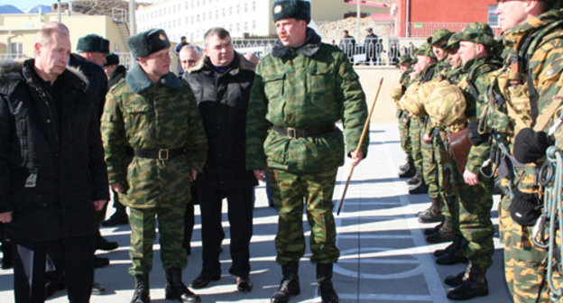 Приезд В. Путина в Ботлих, 2008 г. Фото "Кавказского узла"