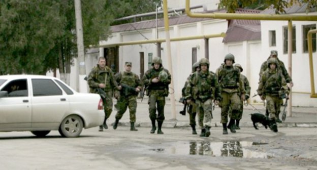 Спецоперация в селе Кидеро Цунтинского района Дагестана. Фото: Канал ПИК www.pik.tv