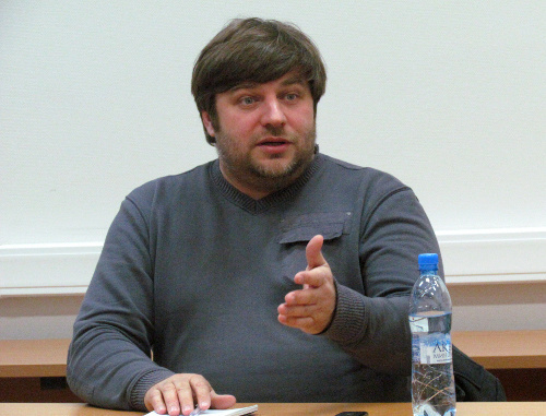 Денис Соколов, руководитель Центра исследований регионов RAMCOM. Фото Лидии Пакуловой, члена «Клуба 2050″ (http://club2050.ru)
