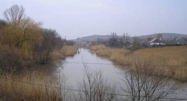 Река Глубокая в Тарасовском районе Ростовской области. 4 апреля 2011 г. Фото с сайта поселка Тарасовского (http://tarasovka.net.ru/)