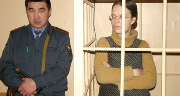 Надежда Низовкина в Советском районном суде Улан-Удэ 19 января 2011 г. Фото: Сергей Басаев для "Кавказского узла"
