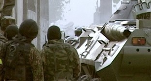 Спецоперация в Дагестане. Фото: Оперативная съемка МВД России по Дагестану 

