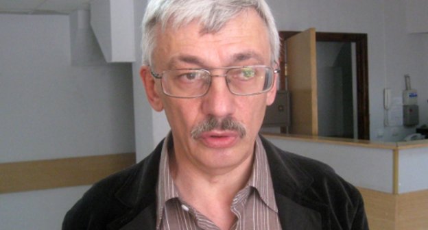 Олег Орлов в день прений в Хамовническом суде Москвы, 9 июня 2011 г. Фото "Кавказского узла"