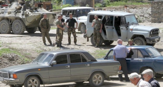 В окрестностях селения Гимры Унцукульского района Дагестана, где проходит голодовка протеста. 15 июня 2011 г. Фото "Кавказского узла"