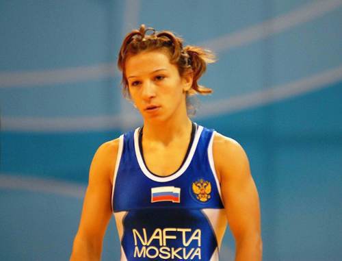 Чемпионка мира по вольной борьбе 2011 года Замира Рахманова. Фото: dagstadion.narod.ru