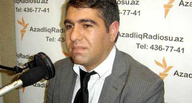 Национальный координатор форума гражданского общества "Восточное партнерство" от Азербайджана Вугар Байрамов. Фото: Радио Азадлыг, RFE/RL