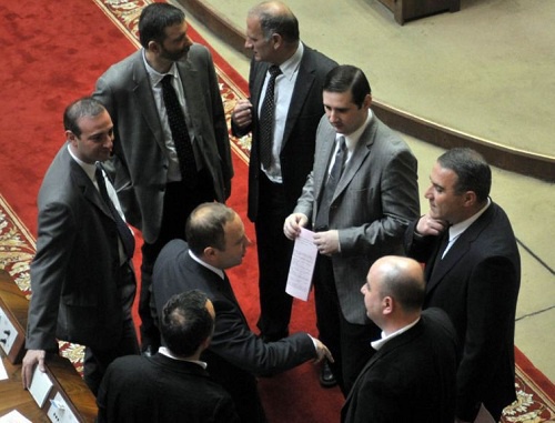 В парламенте Грузии. Фото Нодара Цхвирашвили, RFE/RL
 