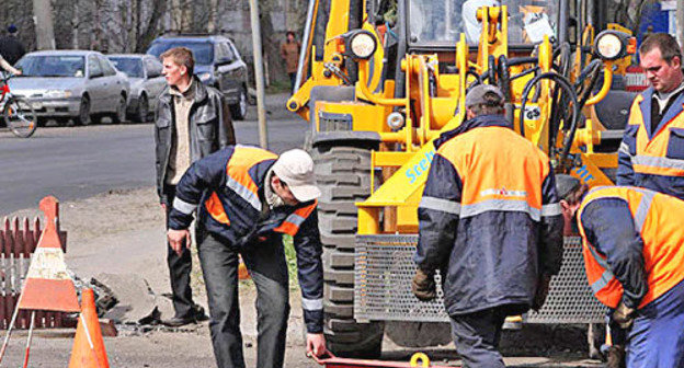 Ремонт дороги. Фото: ЮГА.ру