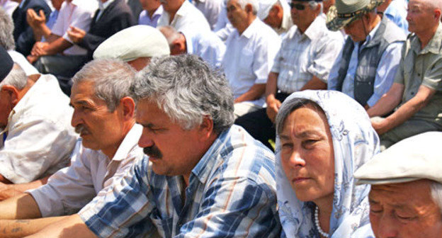 Третий Съезд ногайского народа. Дагестан, Ногайский район, 29 мая 2011. Фото: Якуб Уразакаев , noghay.ru