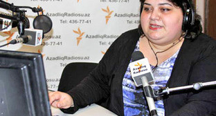 Хадиджа Исмайлова. Фото www.radioazadlyg.org, Турхан Керимов (RFE/RL)
