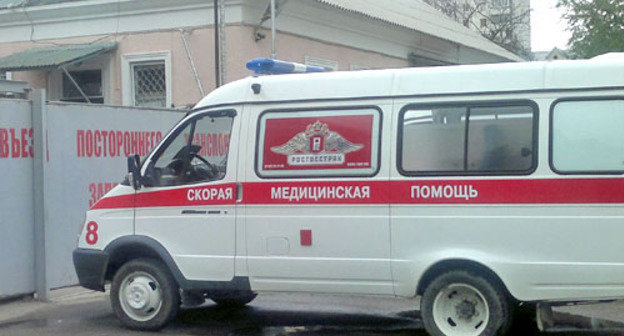 Станция скорой медицинской помощи в горорде Черкесске. Карачаево-Черкесия, 21 мая 2012 г. Фото Аси Капаевой для "Кавказского узла"