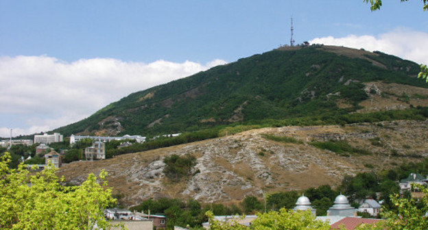 Гора Машук. Фото: Fastboy,  http://ru.wikipedia.org