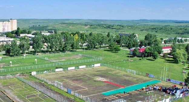 Спортивный комплекс "Колос" открылся в Ставропольском государственном аграрном университете. Ставрополь, июнь 2012 г. Фото: пресс-служба СтГАУ