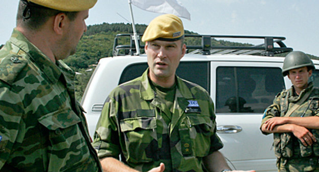 Мониторинг ОБСЕ на линии соприкосновения вооруженных сил Азербайджана и Армении. 30 апреля 2012 г. Фото: http://janarmenian.ru