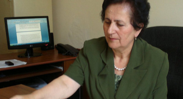 Секретарь ЦИК Нагорного Карабаха Рая Назарян. Фото Алвард Григорян для "Кавказского узла"