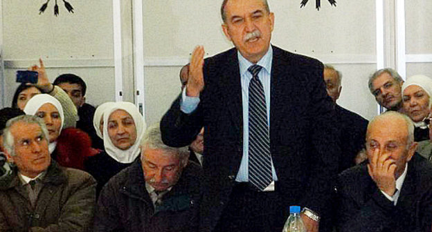 Представители черкесской диаспоры Сирии на встрече с делегацией Совета Федерации РФ в Дамаске. Март 2012 г. Фото: www.aheku.org