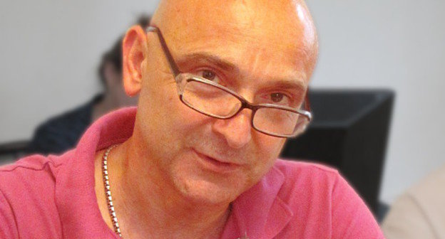 Председатель НПО «Хельсинкская Инициатива-92» Карен Оганджанян.  Фото Алвард Григорян для "Кавказского узла"