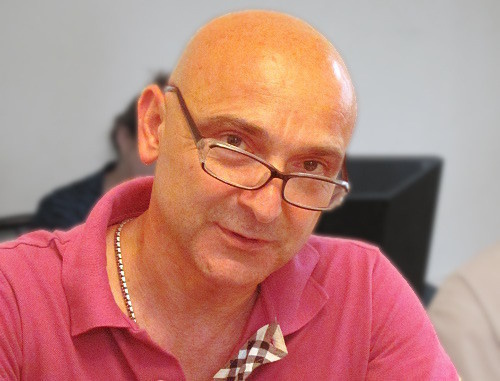 Председатель НПО «Хельсинкская Инициатива-92» Карен Оганджанян.  Фото Алвард Григорян для "Кавказского узла"