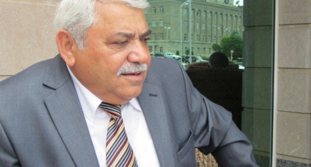 Кандидат в президенты Валерий Хачатрян. Нагорный Карабах, Степанакерт,  22 июня 2012 г. Фото Алвард Григорян для "Кавказского узла"