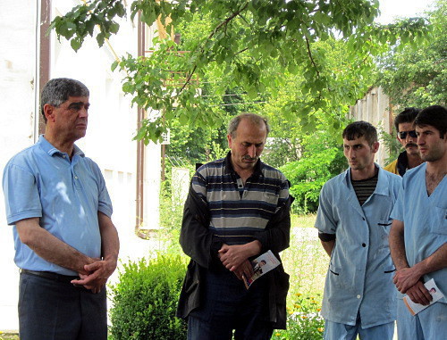 Встреча кандидата в президенты Виталия Баласаняна с избирателями. Нагорный Карабах, Степанакерт, 23 июня 2012 г. Фото Алвард Григорян для "Кавказского узла"