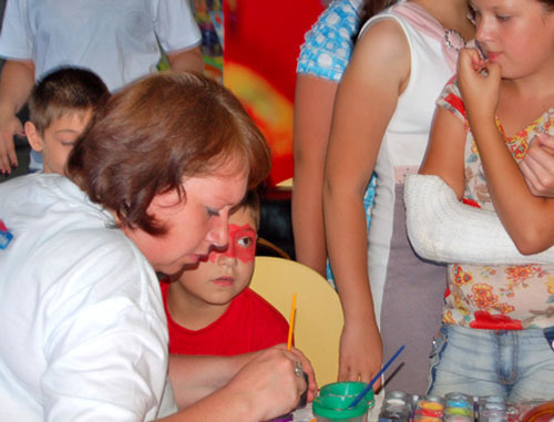 Акция "Подари мне жизнь!" прошла в Карачаево-Черкессии. 14 июля 2012 г. Фото Марии Юсуповой для "Кавказского узла"