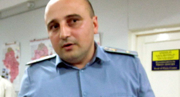 Майор Феликс Арутюнян, руководитель пресс-службы полиции при правительстве Нагорного Карабаха. Степанакерт, 19 июля 2012 г. Фото Алвард Григорян для "Кавказского узла"