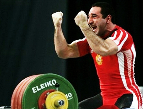 Армянский тяжелоатлет Ара Хачатрян, участник 30-х Олимпийских игр в Лондоне. Фото: NEWS.am Sport