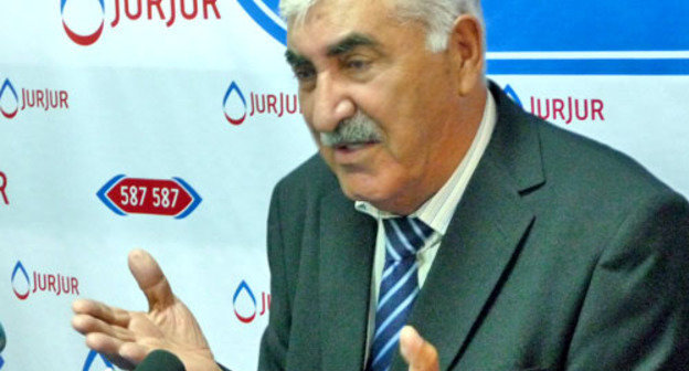 Азиз Тамоян во время пресс-конференции. Армения, Ереван, 27 июля 2012 г. Фото Армине Мартиросян для "Кавказского узла"