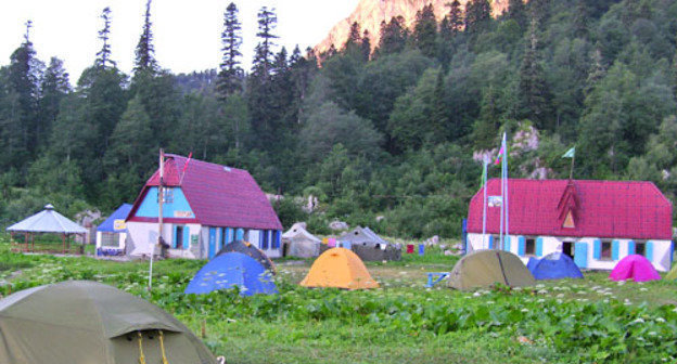 Приют "Фишт". Адыгея, 2 августа 2010 года. Фото Олега Чалого для "Кавказского узла"