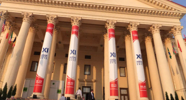 Международный инвестиционнй форум открылся в Сочи. 21 сентября 2012 г. Фото Светланы Кравченко для "Кавказского узла"
