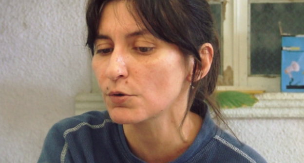 Луиза Погосян на гражданских слушаниях в селе Текали, Грузия, 27 сентября 2012 г. Фото Эдиты Бадасян для "Кавказского узла"