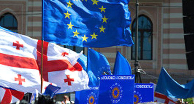 Митинг представителей "Грузинской мечты". Фото: Александр Имедашвили, NEWSGEORGIA