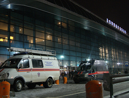 Аэропорт "Домодедово" в день теракта, 24 января 2011 года. Фото Дмитрия Флорина для "Кавказского узла"