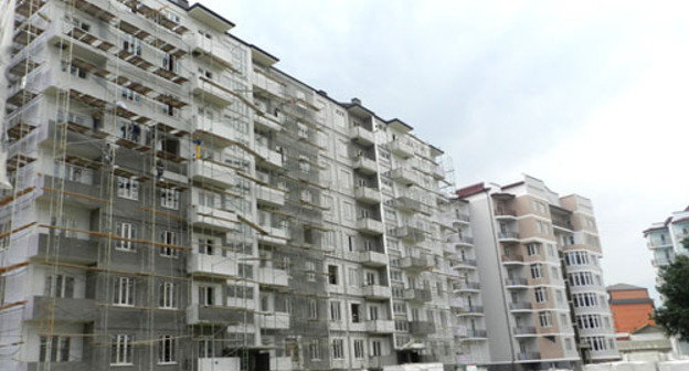 Строительство многоэтажного дома в Махачкале. Фото http://www.riadagestan.ru