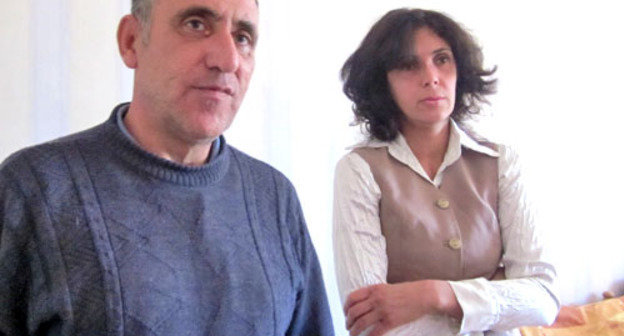 Акоп Карапет Артин (Погосян) и его жена Хида приехали в Бердзор из сирийского города Гамишли. Нагорный Карабах, 13 октября 2012 г. Фото Алвард Григорян для "Кавказского узла"