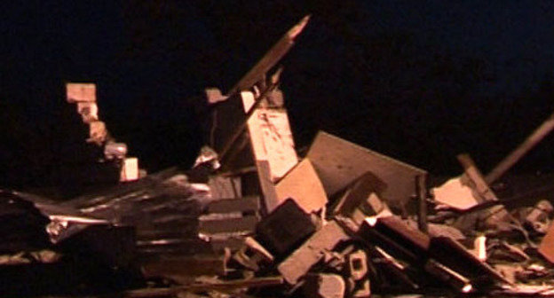 Взрыв на КПП в Северной Осетии. Фото: пресс-служба МВД по республике Северная Осетия