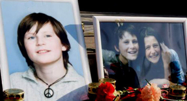 Акция памяти погибших заложников на Дубровке. Фото www.svobodanews.ru (RFE/RL)