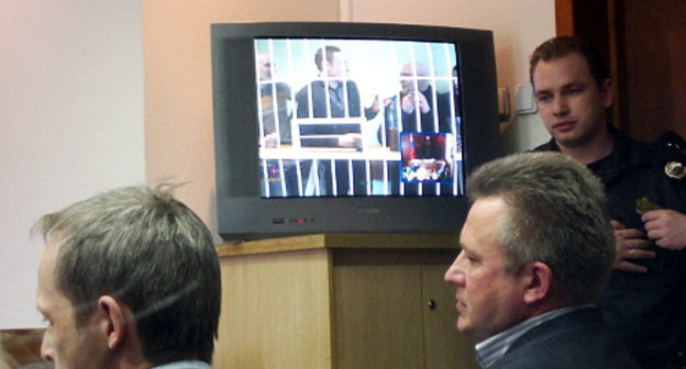 На заседании Мосгорсуда по делу о беспорядках на Манежной площади. Москва, 14 марта 2012 г. Фото Юлии Буславской для "Кавказского узла"