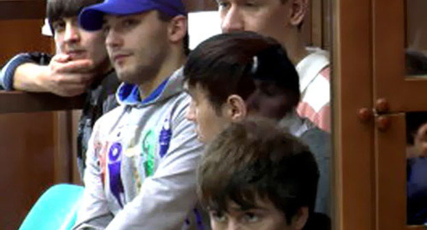 Осужденные по делу об убийстве Егора Свиридова. Фото пресс-службы Мосгорсуда