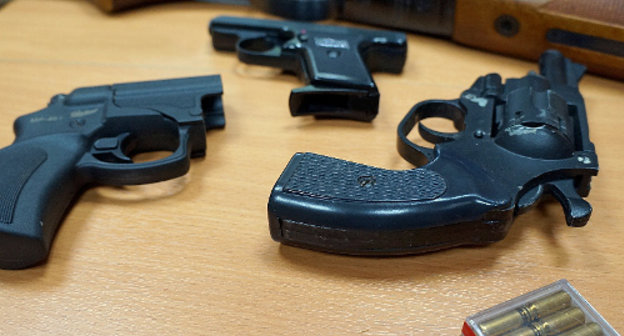 Изъятое оружие. Фото: http://www.severinform.ru